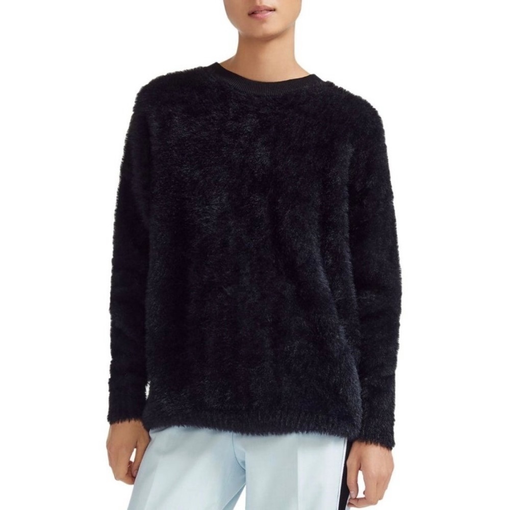 MAJE Sweater Mouthi Fuzzy Polyamide Eyelash